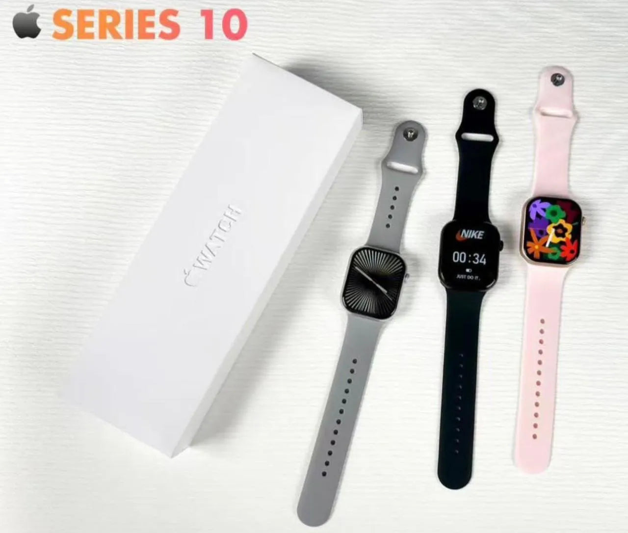 Apple Watch Series 10 – Smart Watch in Gold, Black & Silver
